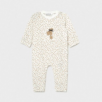 Pyjama  moka girafon nouveau-né fille