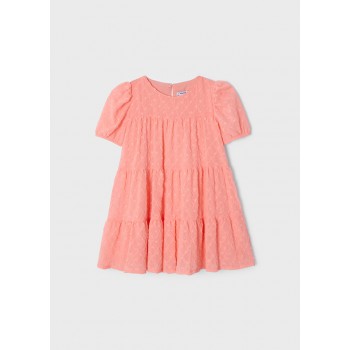 Robe rose corail fille