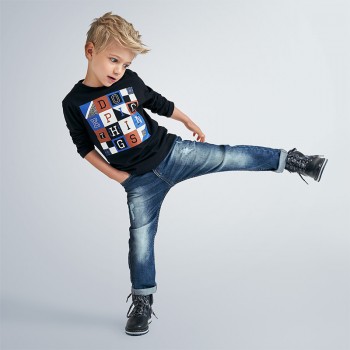 Jeans regular - MAYORAL | Jojo&Co : Vêtements enfants - Antibes