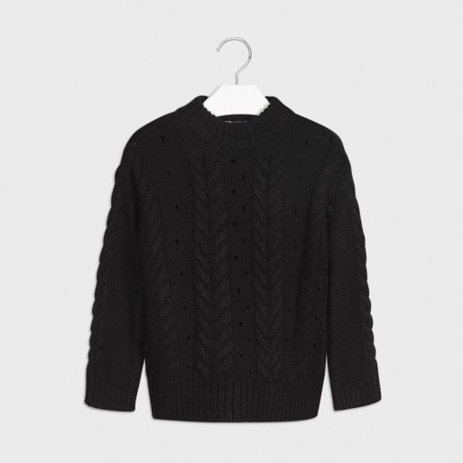 Pull tricot noir - MAYORAL | Jojo&Co : Vêtements enfants - Antibes