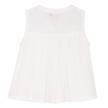 Chemise Sans Manche Blanc Casse - 3 POMMES - Boutique Jojo&Co