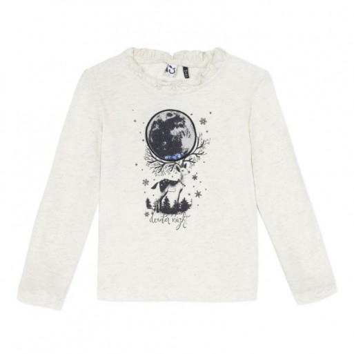 Tee Shirt biche- 3 POMMES | Jojo&Co : Vêtements enfants - Antibes