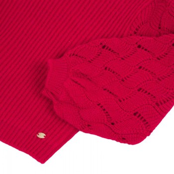 Pull Tricot Rouge - 3 POMMES | Jojo&Co : Vêtements enfants - Antibes