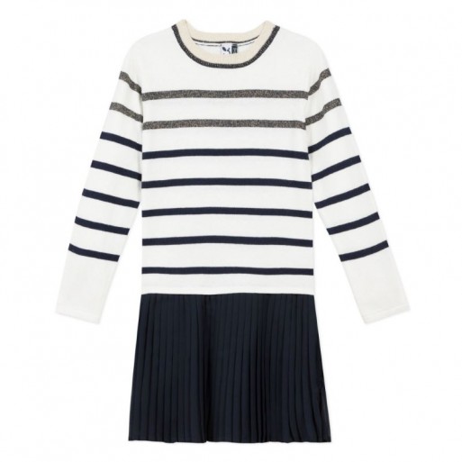 Robe Bi-Matiere - 3 POMMES | Jojo&Co : Vêtements enfants - Antibes Robe Bi-Matiere - 3 POMMES | Jojo&Co : Vêtements enfants - Antibes