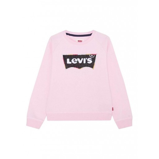 Sweatshirt  rose - LEVIS |  Jojo&Co : Vêtements enfants - Antibes