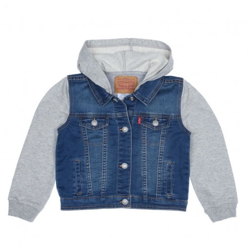 Veste jean à capuche bébé - LEVIS | Jojou0026Co : Vêtements enfants - Antibes