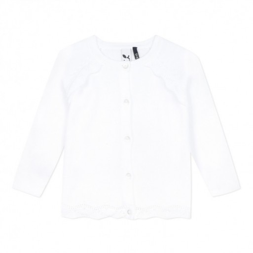 Cardigan Blanc - 3 POMMES | Jojo&Co : Vêtements enfants - Antibes