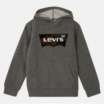 Sweatshirt  à capuche gris - LEVIS |  Jojo&Co : Vêtements enfants - Antibes