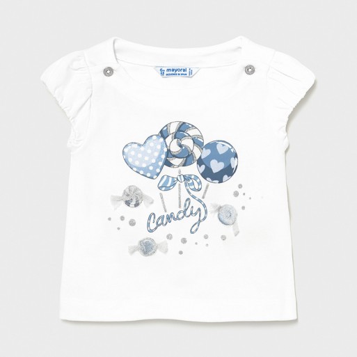 T-shirt bébé fille sucettes - MAYORAL | Jojo&Co : Vêtements enfants - Antibes T-shirt bébé fille sucettes - MAYORAL | Jojo&Co : Vêtements enfants - Antibes