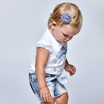 T-shirt bébé fille sucettes - MAYORAL | Jojo&Co : Vêtements enfants - Antibes