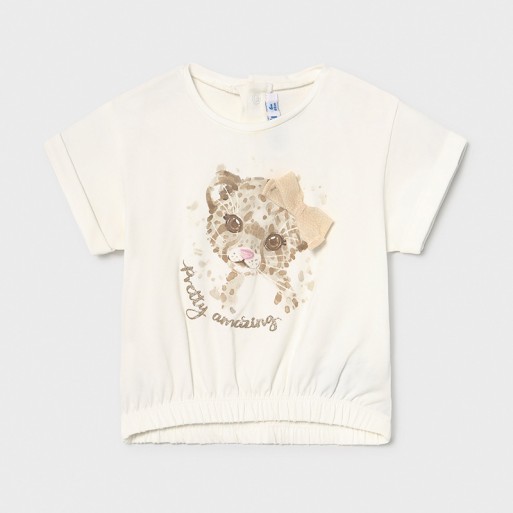 Tee shirt écru léopard bébé fille - MAYORAL | Jojo&Co : Vêtements enfants - Antibes Tee shirt écru léopard bébé fille - MAYORAL | Jojo&Co : Vêtements enfants - Antibes