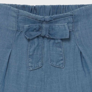 Short bleu BB fille - MAYORAL | Jojo&Co : Vêtements enfants - Antibes