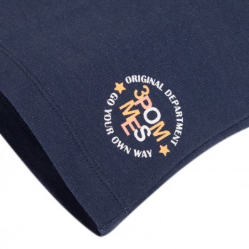 Bermuda Bleu Navy - 3 POMMES - Boutique Jojo&Co