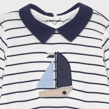 Pyjama marinière navy bébé garçon - MAYORAL | Boutique Jojo&Co
