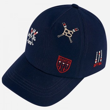 Casquette Marine Brodée Garçon