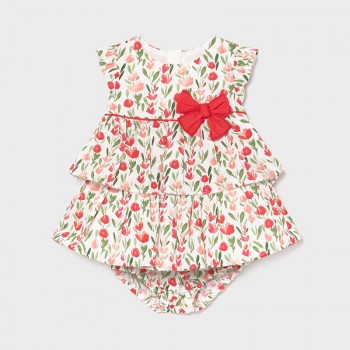 Robe fleurs BB fille - MAYORAL | Jojo&Co : Vêtements enfants - Antibes