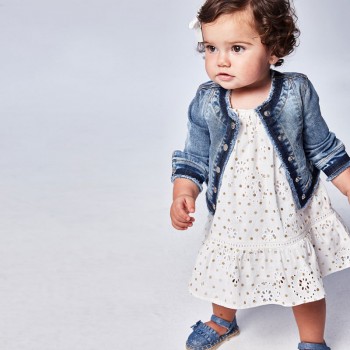 Robe pois BB fille - MAYORAL | Jojo&Co : Vêtements enfants - Antibes