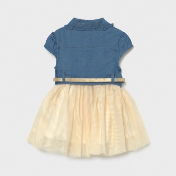 Robe jean tutu bébé fille - MAYORAL |Boutique  Jojo&Co