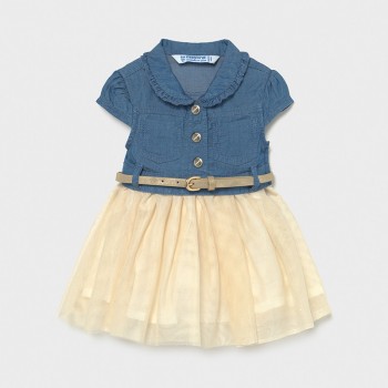 Robe jean BB fille