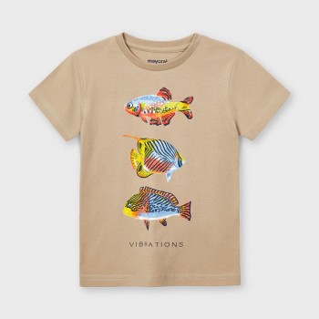 Tee shirt sésame poissons garçon - MAYORAL | Boutique Jojo&Co
