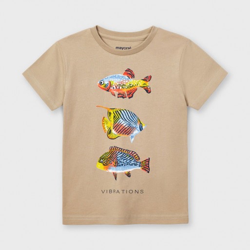 Tee shirt sésame poissons garçon - MAYORAL | Boutique Jojo&Co
