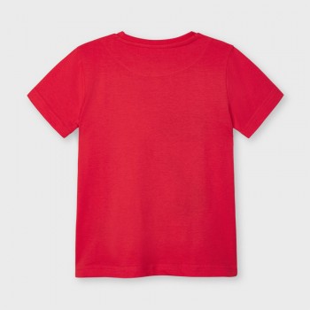 Tee shirt rouge guitare garçon - MAYORAL | Boutique Jojo&Co