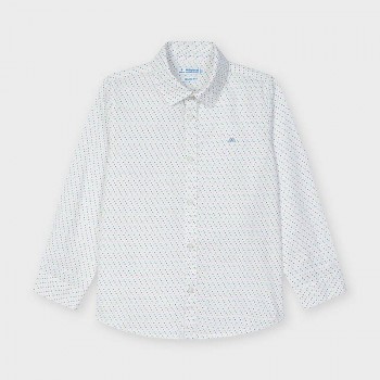 Chemise micro imprimés garçon