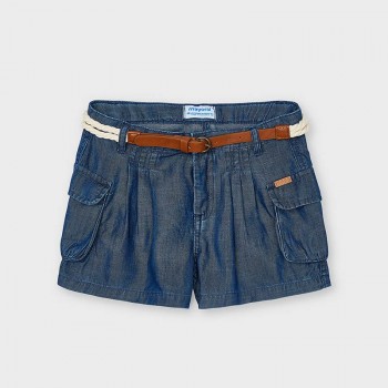 Short Ecofriends indigo fille