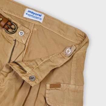Short Ecofriends caramel fluide fillette - MAYORAL | Boutique Jojo&Co