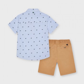 Ensemble chemise bermuda garçon - MAYORAL | Boutique Jojo&Co
