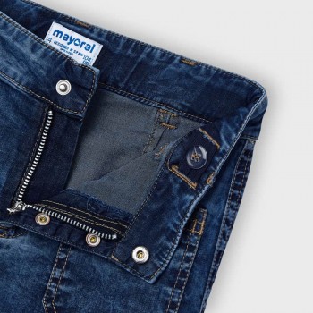 Pantalon culotte jean fillette - MAYORAL | Boutique Jojo&Co