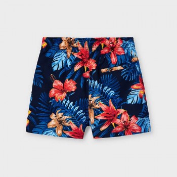 Boxer de bain fleurs hibiscus garçon - MAYORAL | Boutique Jojo&Co