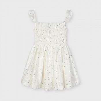 Robe imprimée de marguerites fillette - MAYORAL | Boutique Jojo&Co