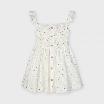 Robe imprimée de marguerites fillette - MAYORAL | Boutique Jojo&Co