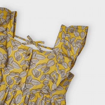 Robe imprimée Moutarde - MAYORAL | Boutique Jojo&Co