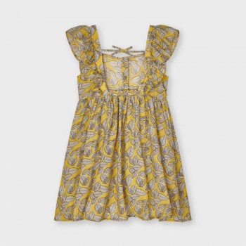 Robe imprimée Moutarde - MAYORAL | Boutique Jojo&Co