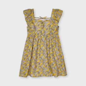 Robe imprimée Moutarde - MAYORAL | Boutique Jojo&Co