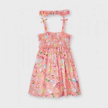 Robe smockée petites sirènes fillette - MAYORAL | Boutique Jojo&Co