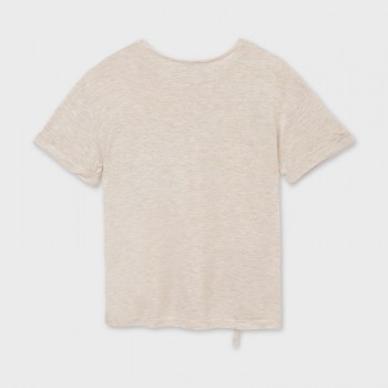 T-shirt avoine fille - MAYORAL | Jojo&Co : Vêtements enfants - Antibes