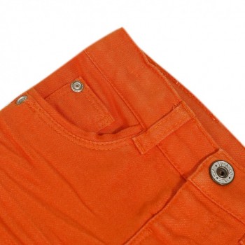 Bermuda Denim Orange - 3 POMMES | Boutique Jojo&Co