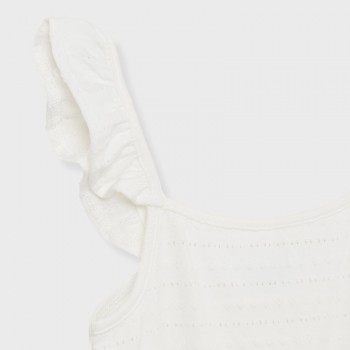 Top écru fille - MAYORAL | Jojo&Co : Vêtements enfants - Antibes