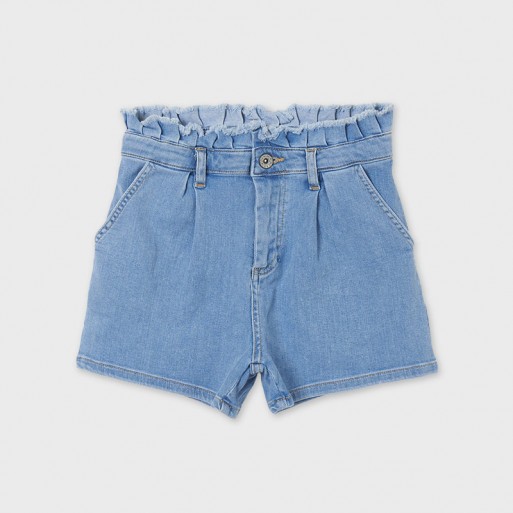 Short jean fille - MAYORAL | Jojo&Co : Vêtements enfants - Antibes