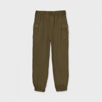 Pantalon kaki fille - MAYORAL | Jojo&Co : Vêtements enfants - Antibes