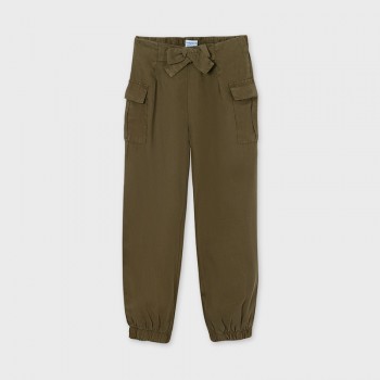 Pantalon kaki fille - MAYORAL | Jojo&Co : Vêtements enfants - Antibes