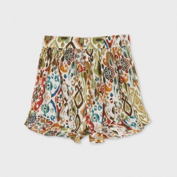 Short fluide imprimé ethnic fille junior - MAYORAL | Boutique Jojo&Co