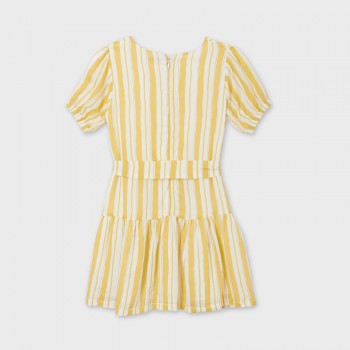 Robe rayée ceinturée fille junior - MAYORAL | Boutique  Jojo&Co