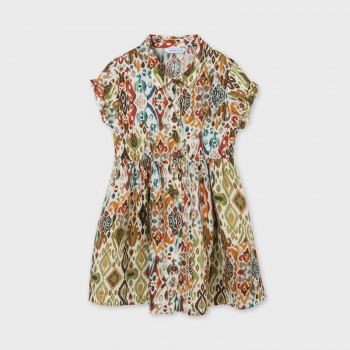 Robe imprimé ethnic fille junior - MAYORAL | Boutique  Jojo&Co