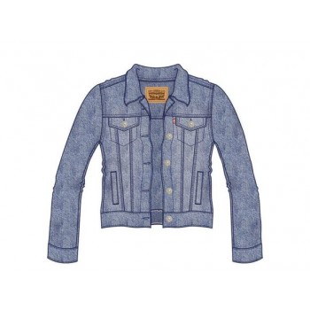 Veste Jean fille LEVIS |  Jojo&Co : Vêtements enfants - Antibes