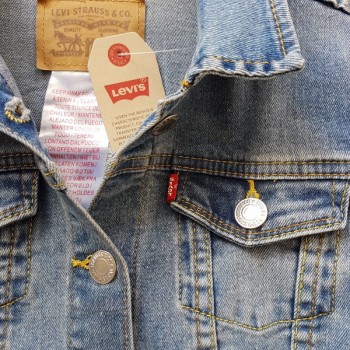 Veste Jean fille LEVIS |  Jojo&Co : Vêtements enfants - Antibes