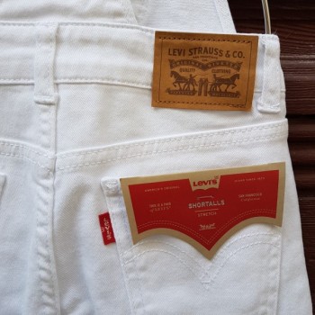 Combishort  blanche LEVIS |  Jojo&Co : Vêtements enfants - Antibes